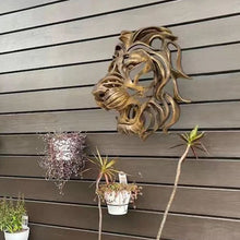 Load image into Gallery viewer, Lion Head Wall Mounted Art