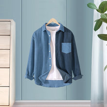Load image into Gallery viewer, Men's Corduroy Long Sleeve Casual Shirt