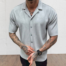 Load image into Gallery viewer, Men's Short Sleeve Cardigan Shirt