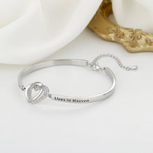 Load image into Gallery viewer, Forever Linked Together Heart to Heart Bracelet