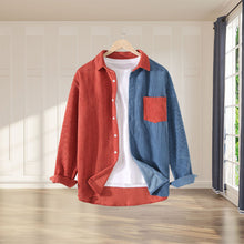 Load image into Gallery viewer, Men's Corduroy Long Sleeve Casual Shirt
