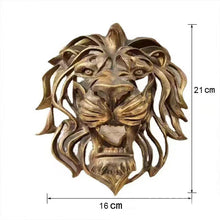 Load image into Gallery viewer, Lion Head Wall Mounted Art