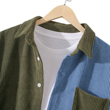 Load image into Gallery viewer, Men's Corduroy Long Sleeve Casual Shirt