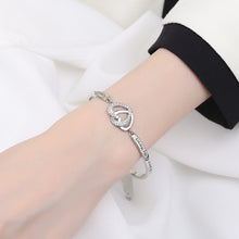 Load image into Gallery viewer, Forever Linked Together Heart to Heart Bracelet