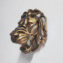 Load image into Gallery viewer, Lion Head Wall Mounted Art