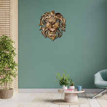 Load image into Gallery viewer, Lion Head Wall Mounted Art
