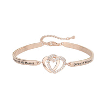 Load image into Gallery viewer, Forever Linked Together Heart to Heart Bracelet