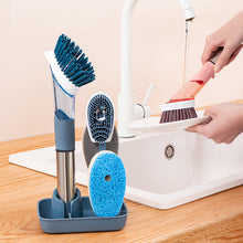 Load image into Gallery viewer, 4-in-1 Soap Dispensing Dish Brush Set