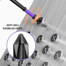 Load image into Gallery viewer, D1 Sklisikre Og Støtsikker Bits Med Kryssskrutrekkerbits