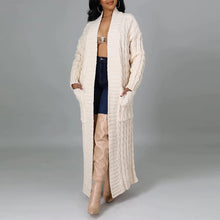 Load image into Gallery viewer, Long Twist Sweater Jacket