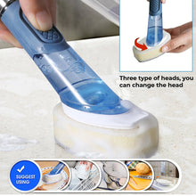 Load image into Gallery viewer, 4-in-1 Soap Dispensing Dish Brush Set