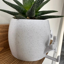 Load image into Gallery viewer, Smilende plantekrukke med langfingrene opp
