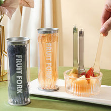 Load image into Gallery viewer, 20 Pieces with Storage Box Detachable Fruit Fork for Gadgets
