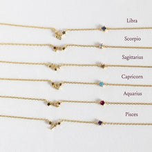 Load image into Gallery viewer, Zodiac Birthstone Necklace