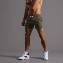 Load image into Gallery viewer, Men's Drawstring Elastic Workout Shorts