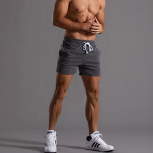 Load image into Gallery viewer, Men's Drawstring Elastic Workout Shorts