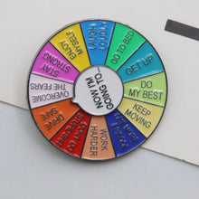 Load image into Gallery viewer, Rotating Wheel Brooch