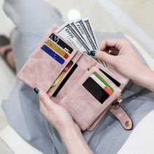 Load image into Gallery viewer, Women's Tri-fold Wallet