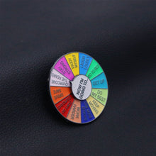 Load image into Gallery viewer, Rotating Wheel Brooch