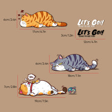 Load image into Gallery viewer, Creative Cartoon Cat Motorcycle Sticker Car Sticker (3PCS)