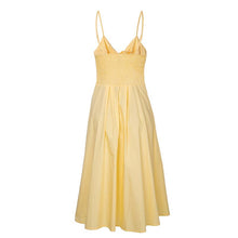 Load image into Gallery viewer, Strap Knitted Front Cutout Button Dress