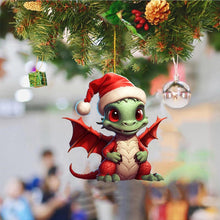 Load image into Gallery viewer, Xmas 2D Acrylic Decoration Tree Pendant