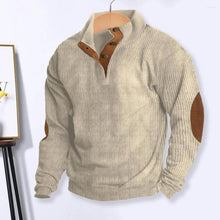 Load image into Gallery viewer, Men's Corduroy Casual Stand Collar Sweatshirts