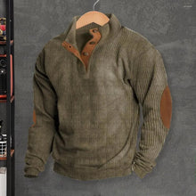 Load image into Gallery viewer, Men's Corduroy Casual Stand Collar Sweatshirts