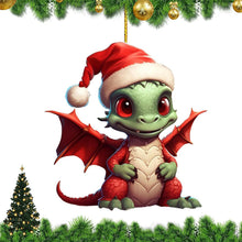 Load image into Gallery viewer, Xmas 2D Acrylic Decoration Tree Pendant
