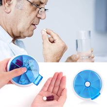 Load image into Gallery viewer, Weekly Portable Round Pill Box
