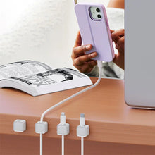 Load image into Gallery viewer, Magnetisk kabelholder, enkel, sikker og selvklebende kabelhåndtering