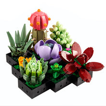 Load image into Gallery viewer, Artificial Plant Building Set with Flowers