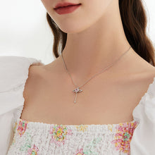 Load image into Gallery viewer, Pink Angel Wings Necklace