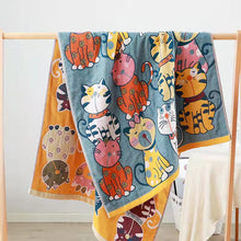 Load image into Gallery viewer, Pure Cotton Cute Absorbent Bath Towel