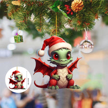 Load image into Gallery viewer, Xmas 2D Acrylic Decoration Tree Pendant