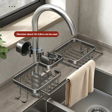 Load image into Gallery viewer, Rust-proof Space Aluminum Faucet Rack