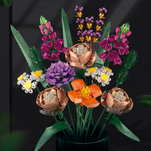 Load image into Gallery viewer, Artificial Plant Building Set with Flowers