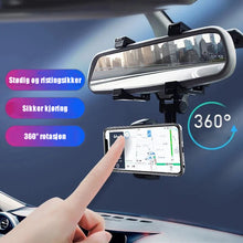 Load image into Gallery viewer, 360-graders roterbar telefonholder i bilspeilet