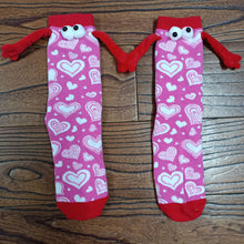 Load image into Gallery viewer, Couple Love Magnet Holding Hands Socks
