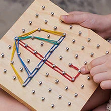 Load image into Gallery viewer, Wooden Geoboard