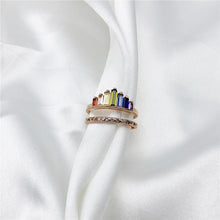 Load image into Gallery viewer, Pre-Sale>>Rainbow Micro Diamond Ring