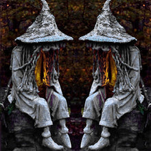Load image into Gallery viewer, Halloween Witch Ghoul Solar Energy Lamp