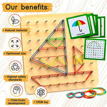 Load image into Gallery viewer, Wooden Geoboard