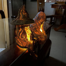 Load image into Gallery viewer, Halloween Witch Ghoul Solar Energy Lamp