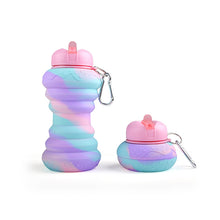 Load image into Gallery viewer, Cute Silicone Foldable Water Bottles