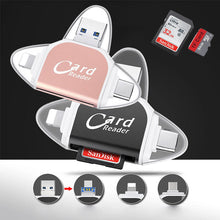 Load image into Gallery viewer, Multi-Port 4 i 1 Universal SD TF-kortleser