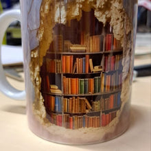 Load image into Gallery viewer, 3D Bookshelves Hole In A Wall Mug