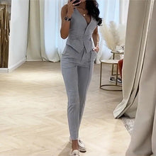 Load image into Gallery viewer, Sexy Vest Pencil Pants Two Piece Set