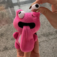 Load image into Gallery viewer, Cute Plush Sticking Out Tongue Frog Keychain