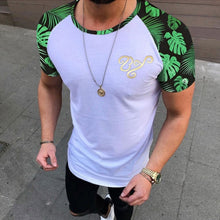 Load image into Gallery viewer, Men's Fashion Sports Fitness Color Matching Short-sleeved T-shirt
